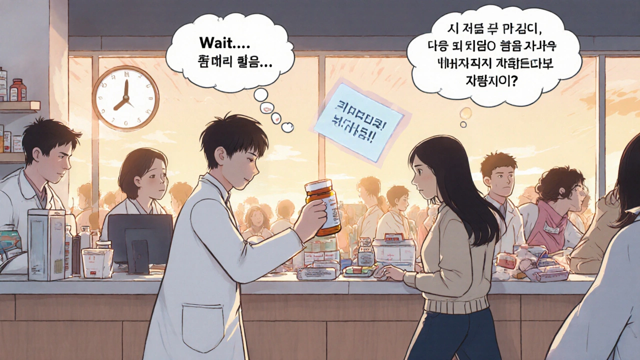 A pharmacy customer walks away with a pill bottle labeled incorrectly as &#039;twice daily&#039; instead of &#039;twice weekly&#039;.